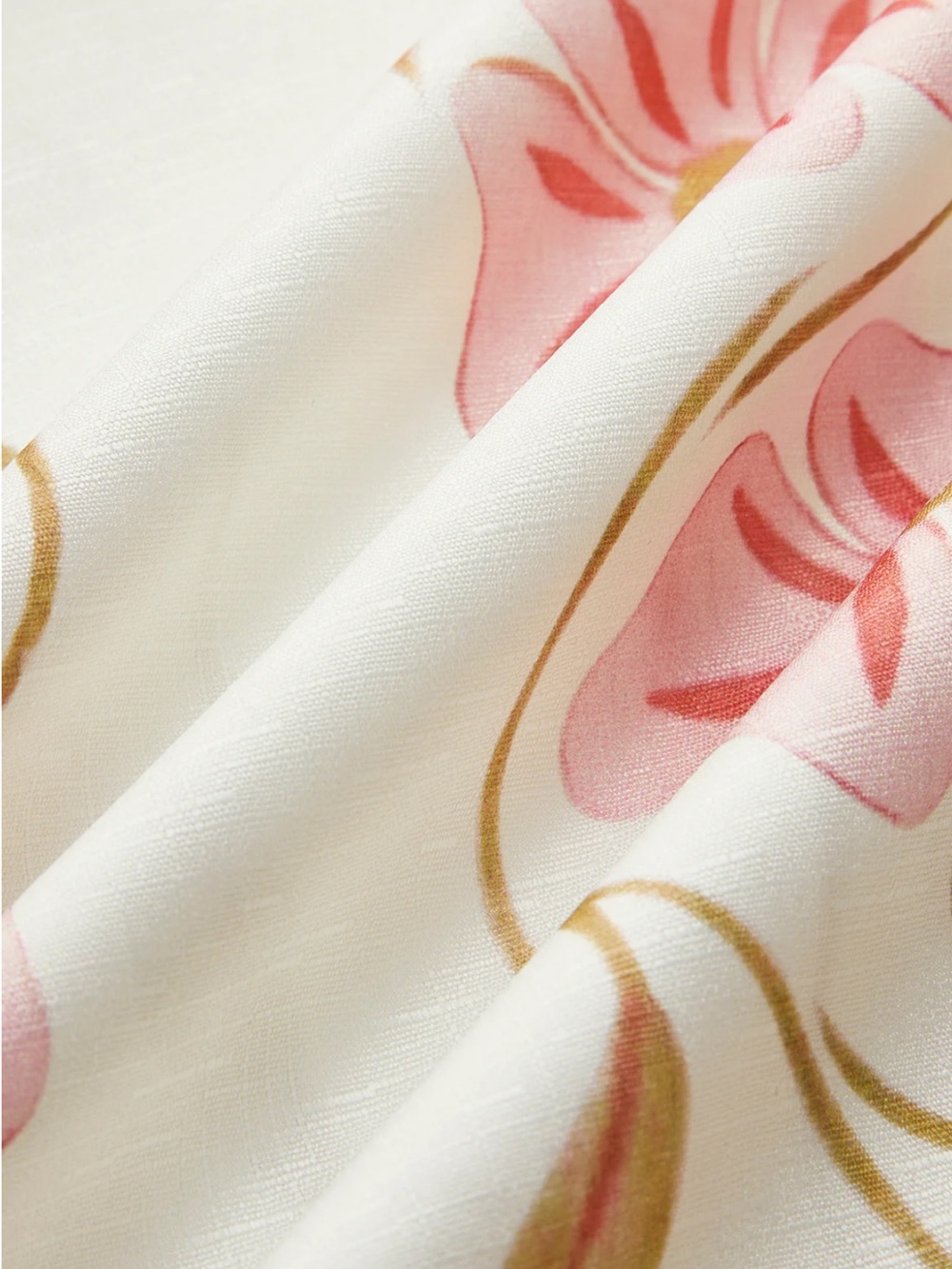 Commense White Mini Dress with Pink Floral Motif - Picture 7 of 8